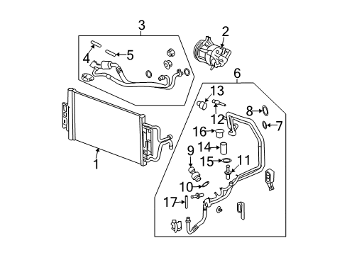 2008 Pontiac Grand Prix Filter Diagram for 10356437