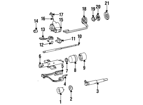 1993 Oldsmobile Cutlass Cruiser Ignition Lock Diagram
