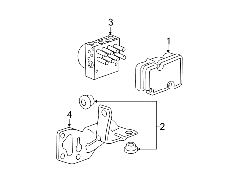 2010 Chevy HHR Anti-Lock Brakes Diagram