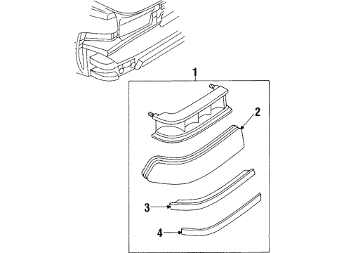 1996 Buick Roadmaster Tail Lamps Diagram