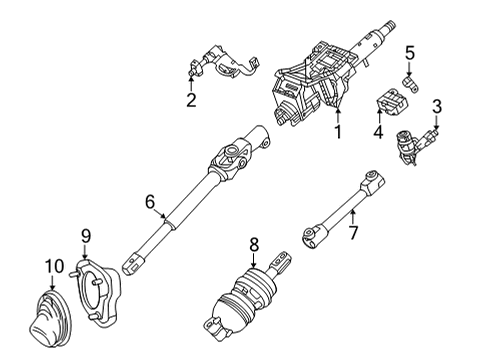 2022 Cadillac CT4 Control Module Diagram for 85529620