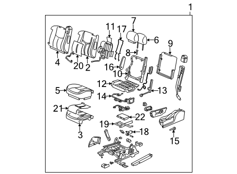 2006 Chevy Silverado 2500 HD Heated Seats Diagram