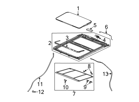 2005 Chevy Equinox Sunroof Diagram