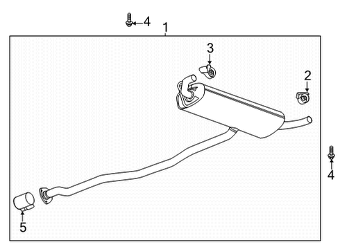 2023 Chevy Trailblazer Exhaust Components Diagram 4 - Thumbnail