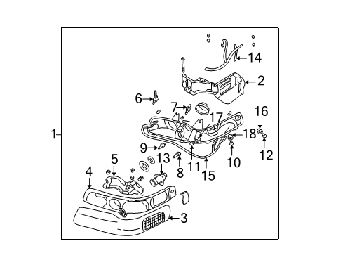 2003 Cadillac Seville Bulbs Diagram