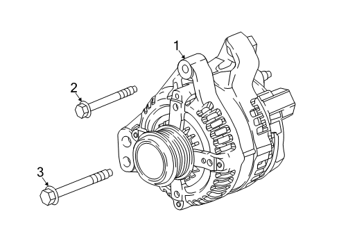 2020 Buick Regal Sportback Alternator Diagram 3 - Thumbnail