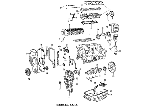 1990 Oldsmobile Cutlass Calais Muffler Diagram for 22542996