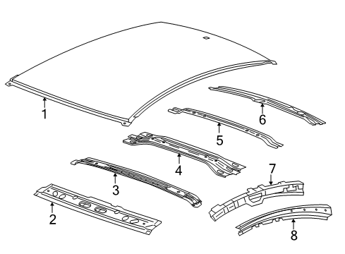 2014 Buick Verano Roof & Components Diagram 2 - Thumbnail