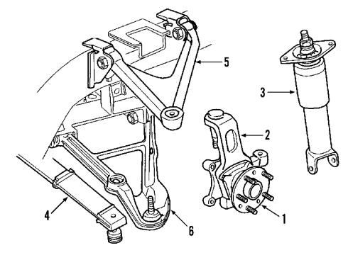 2008 Cadillac XLR Anti-Lock Brakes Diagram