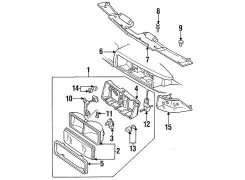 1988 Buick Regal Bulbs Diagram