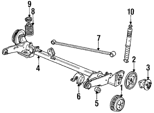 1984 Chevy Citation II Rear Brakes Diagram