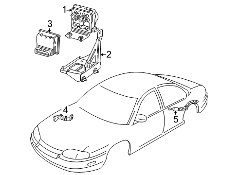 2005 Chevy Impala Anti-Lock Brakes Diagram