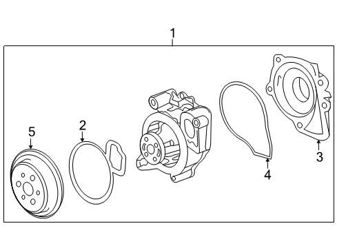 2016 Buick Regal Cooling System, Radiator, Water Pump, Cooling Fan Diagram 1 - Thumbnail