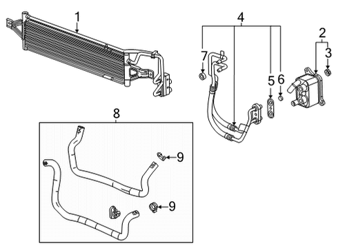 2024 Chevy Trailblazer Trans Oil Cooler Diagram