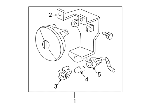 2006 GMC Yukon Bulbs Diagram
