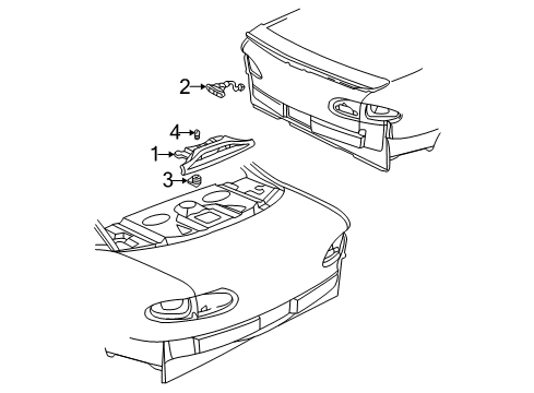 2005 Chevy Cavalier High Mount Lamps Diagram