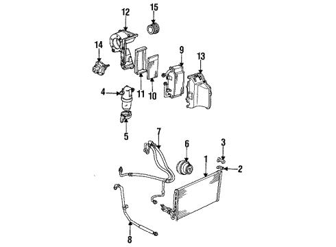1991 GMC Syclone Air Conditioner Diagram