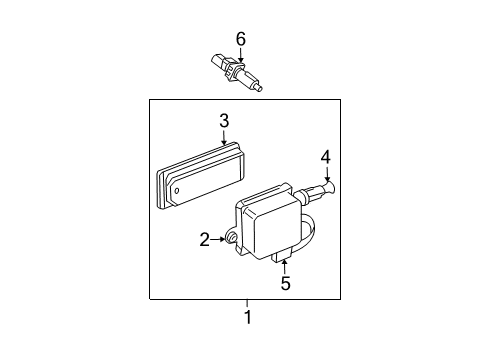 2004 Saturn Ion Control Module Diagram for 22710593
