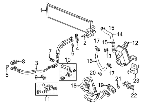 2020 Cadillac CT4 Trans Oil Cooler Diagram