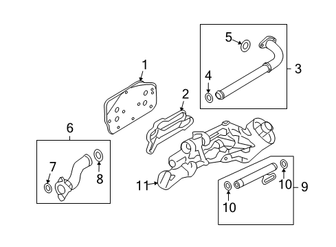 2010 Pontiac G3 Oil Cooler Diagram
