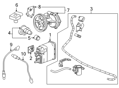 2015 Chevy Silverado 1500 Emission Components Diagram