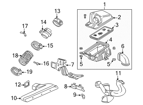 2005 Pontiac Grand Am Air Intake Diagram