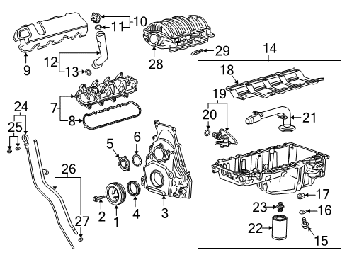 2020 Chevy Silverado 1500 Fuel Gauge Sending Unit Diagram for 84715866