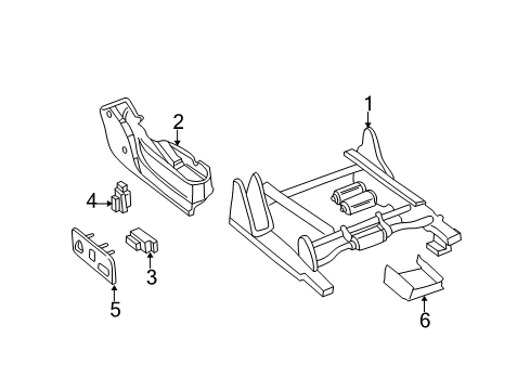 2004 Cadillac Escalade ESV Power Seats Diagram 2 - Thumbnail