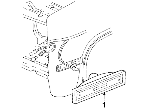 1985 Chevy C20 Side Marker Lamps Diagram