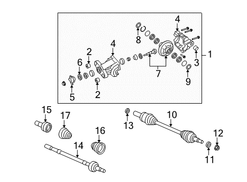 2009 Pontiac G8 Case Diagram for 92191331