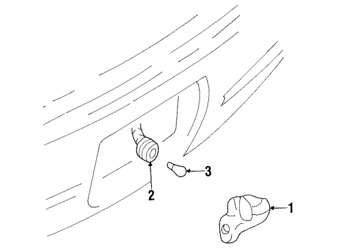 2000 Chevy Lumina License Lamps Diagram