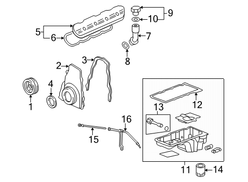 2012 Cadillac Escalade EXT Filters Diagram