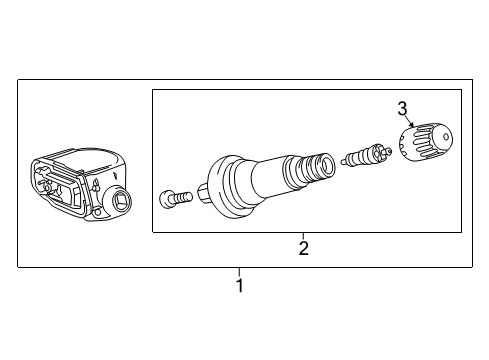 2018 Chevy Bolt EV Tire Pressure Monitoring Diagram