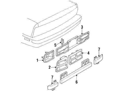 1994 Chevy Cavalier Tail Lamps Diagram