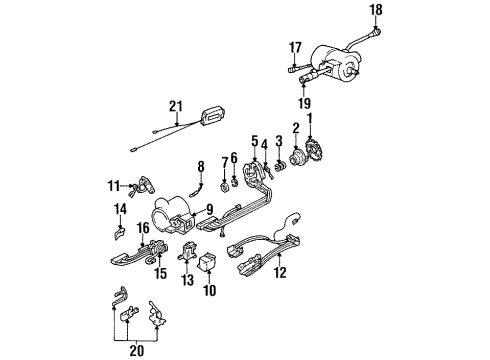 1994 Buick LeSabre Cruise Control System Diagram