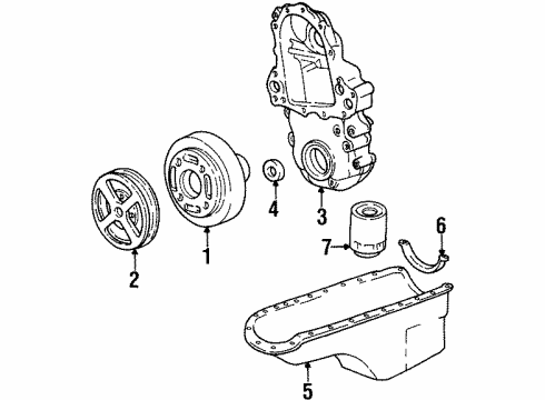 1999 GMC C2500 Suburban Filters Diagram