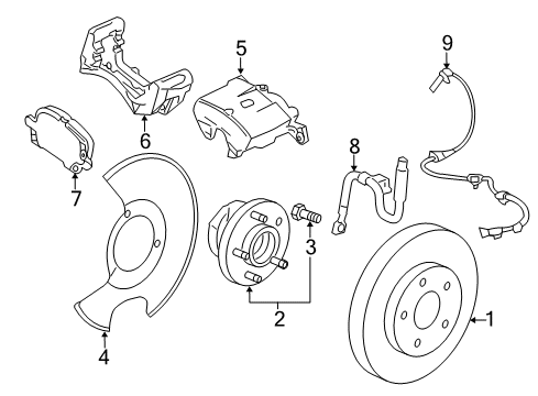 2020 Chevy Impala Anti-Lock Brakes Diagram