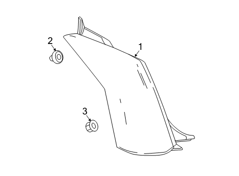 2016 Cadillac ATS Tail Lamps Diagram