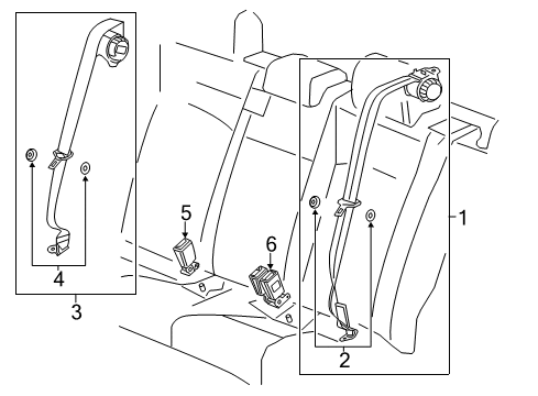 2017 Chevy Sonic Seat Belt Diagram
