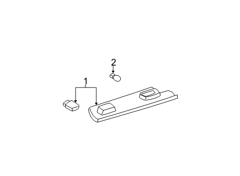 2005 Buick LeSabre License Lamps Diagram