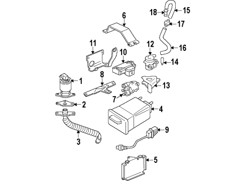2000 Oldsmobile Silhouette A.I.R. System Diagram