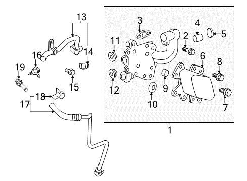 2014 Cadillac CTS Engine Parts & Mounts, Timing, Lubrication System Diagram 12 - Thumbnail