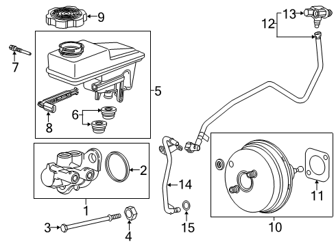 2024 Cadillac XT6 Dash Panel Components Diagram