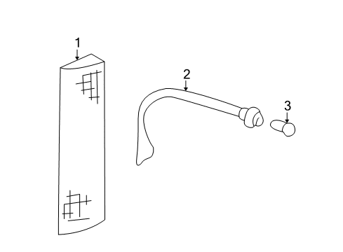 1999 GMC C3500 Front Lamps - Side Marker Lamps Diagram