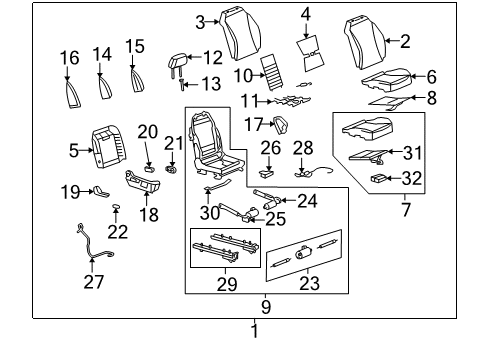 2012 Chevy Malibu Power Seats Diagram