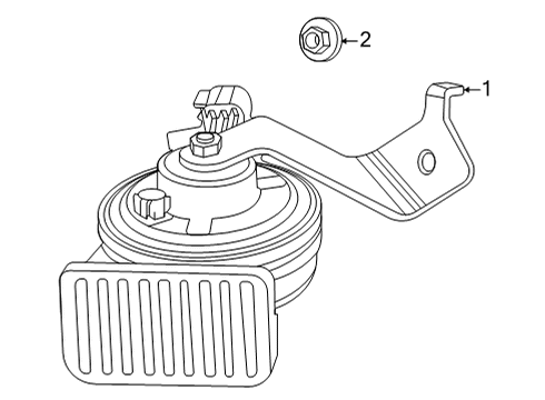 2024 Chevy Trailblazer Horn Diagram