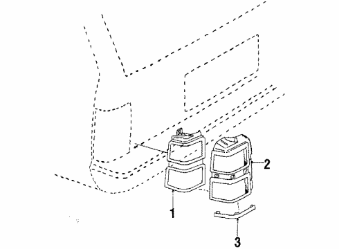 1993 Buick Century Tail Lamps Diagram