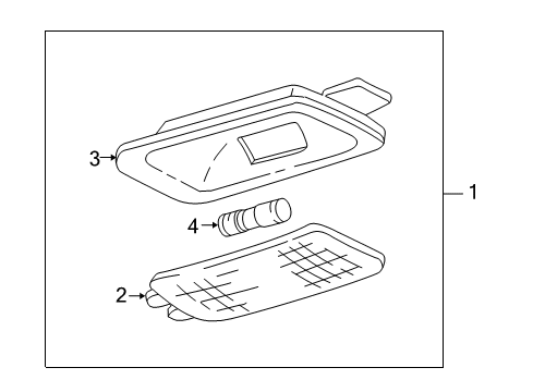 2003 Chevy Silverado 1500 Interior Trim - Cab Diagram 1 - Thumbnail