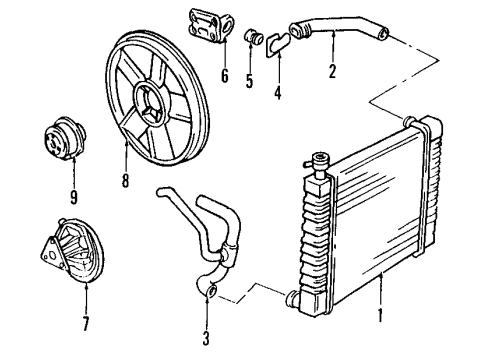 2005 Chevy Cavalier Blower Motor & Fan Diagram