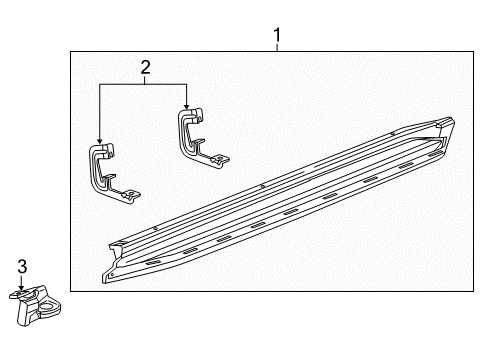 2019 Chevy Suburban Running Board Diagram 2 - Thumbnail